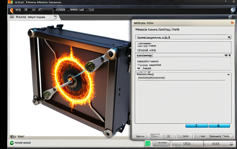 A secure Linux system, encrypted partition with LUKS, firewall configuration (iptables or firewalld), automatic updates, strong password and 2FA, security audit tools (Lynis, OpenVAS), physical security, and file integrity monitoring (AIDE). Cybersecurity concept.