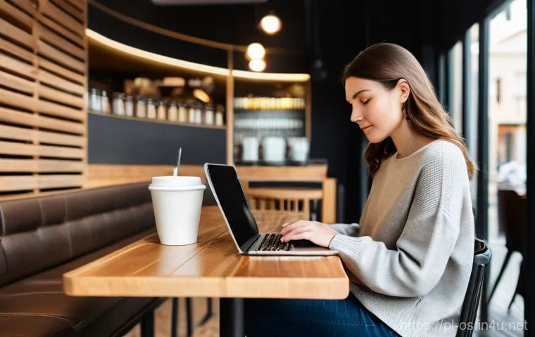 운영체제별 전원 관리 옵션 - Prompt 1: Cafe Laptop Power Saving**